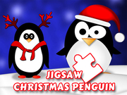 Jigsaw Christmas Penguin Game